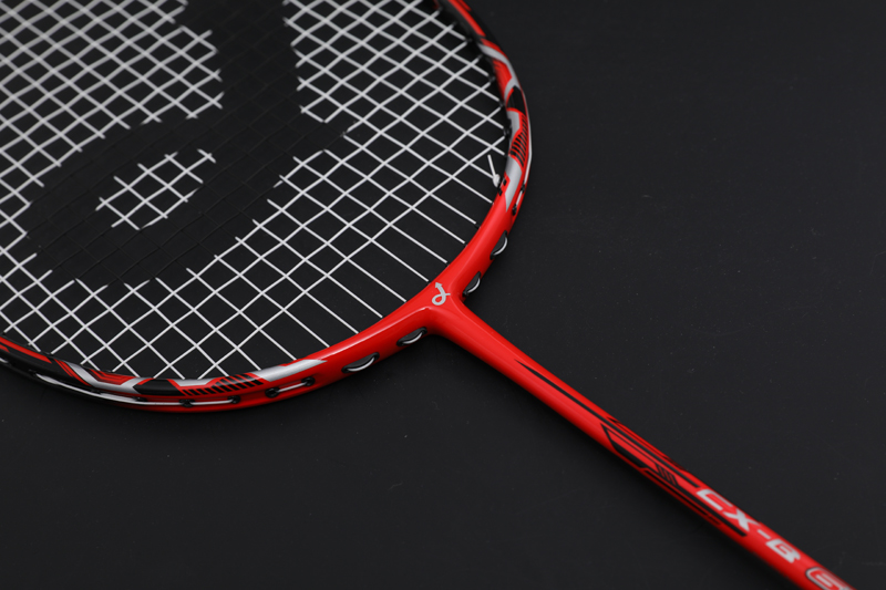 Premium Carbon Badmintonracket CX-B658 Röd