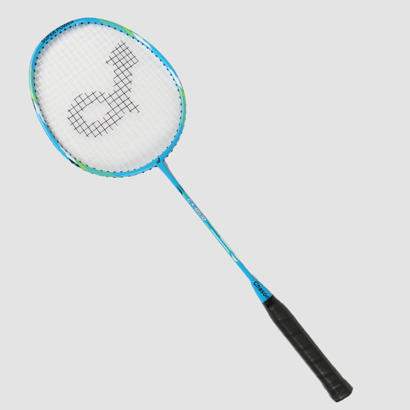 Mellanstång i aluminiumlegering glasfiber Integrerad badmintonracket CX-B518 Blå